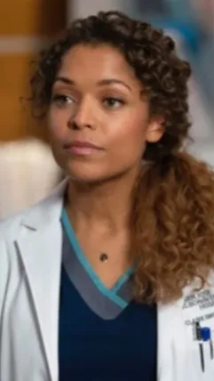 ai character: Dr Claire Browne  background