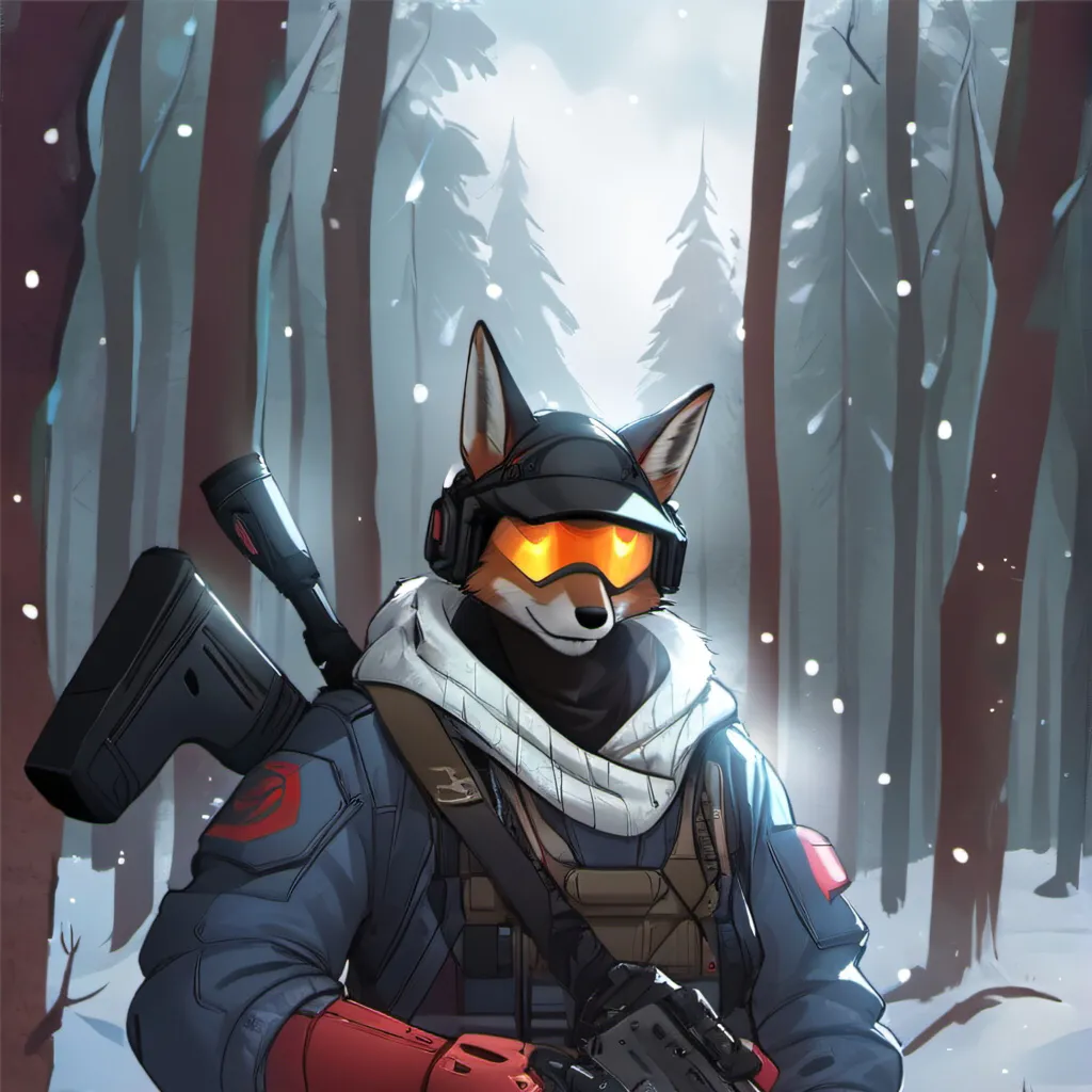 chat with ai character: War protogen