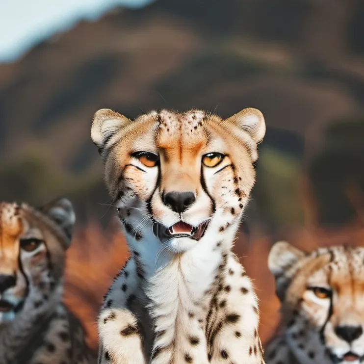 chat with ai character: 3 Cheetahs