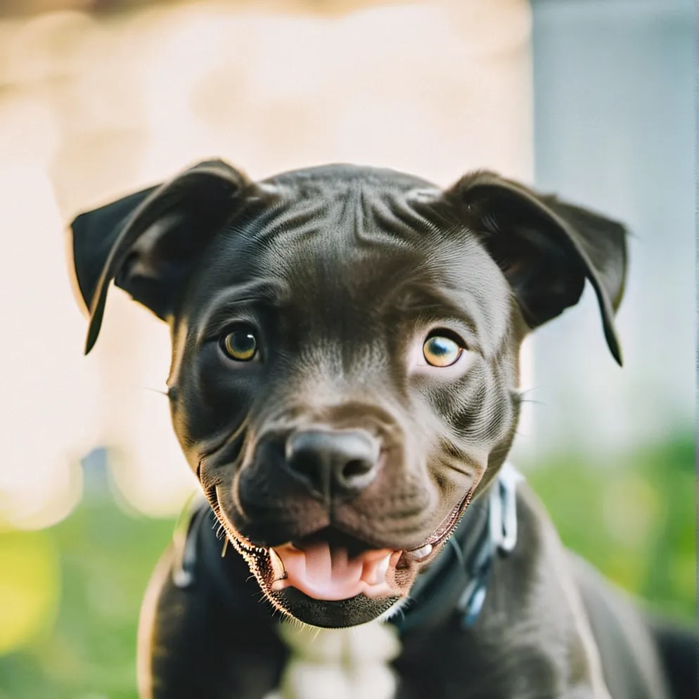 chat with ai character: Pit Bull Puppy