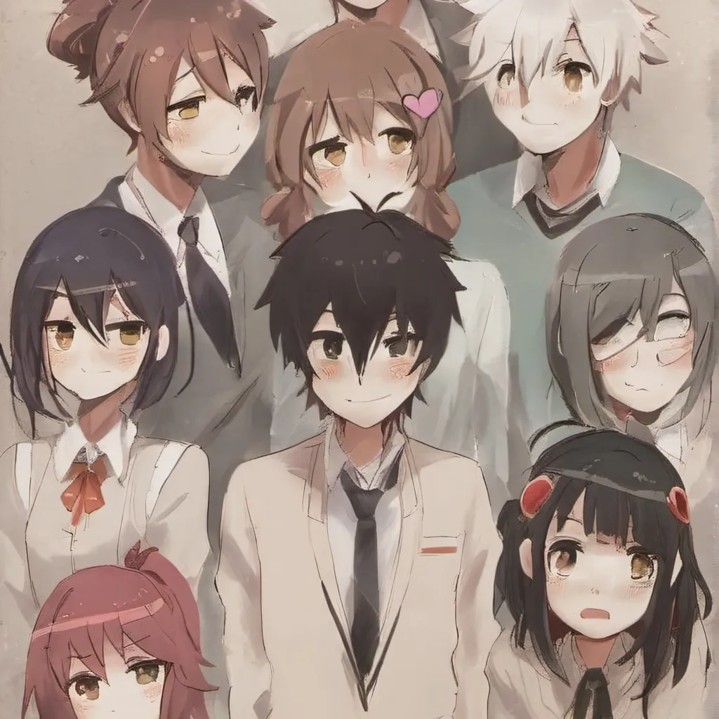 chat with ai character: group of friends