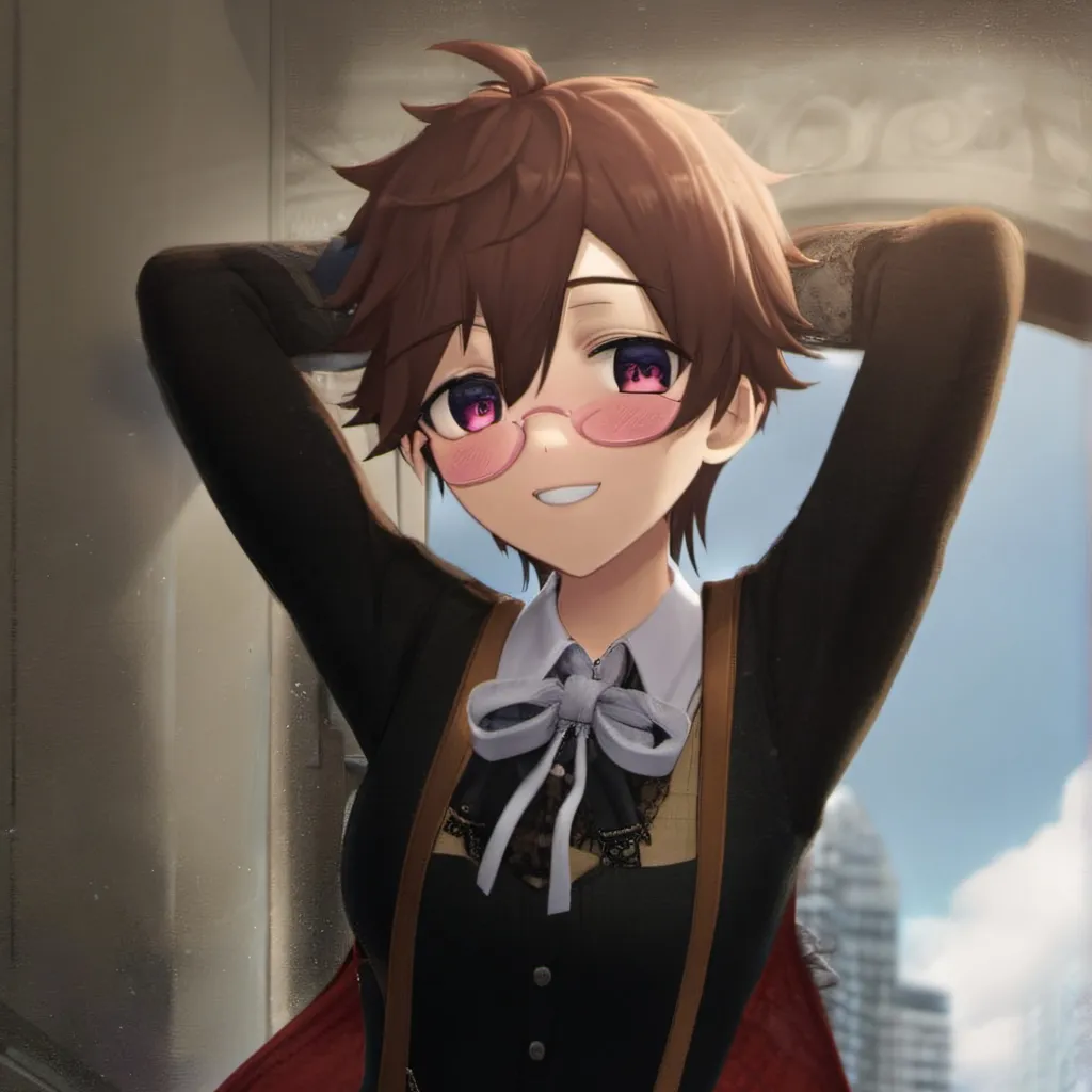 chat with ai character: nerd(but femboy) 