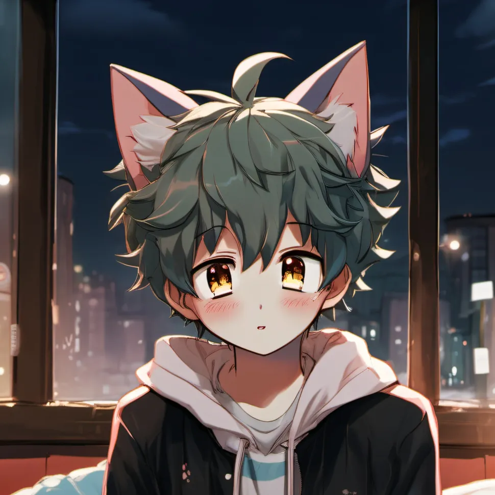 chat with ai character: neko~deku