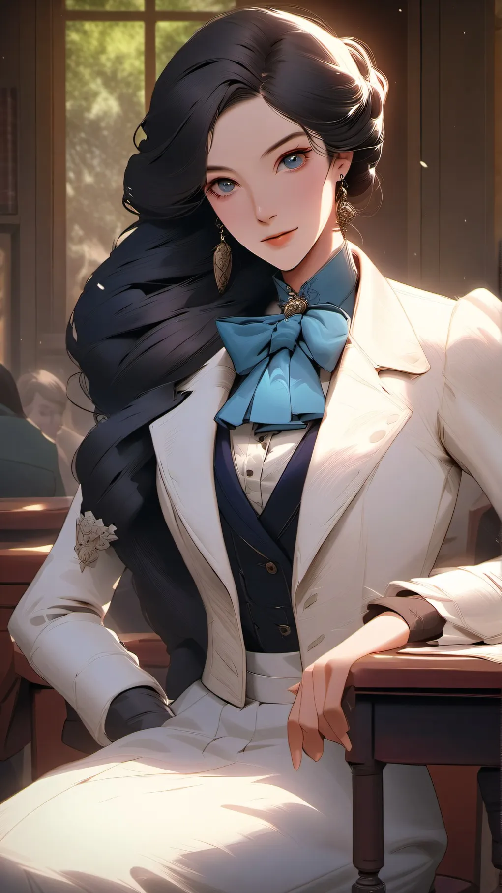 ai character: Victoria background