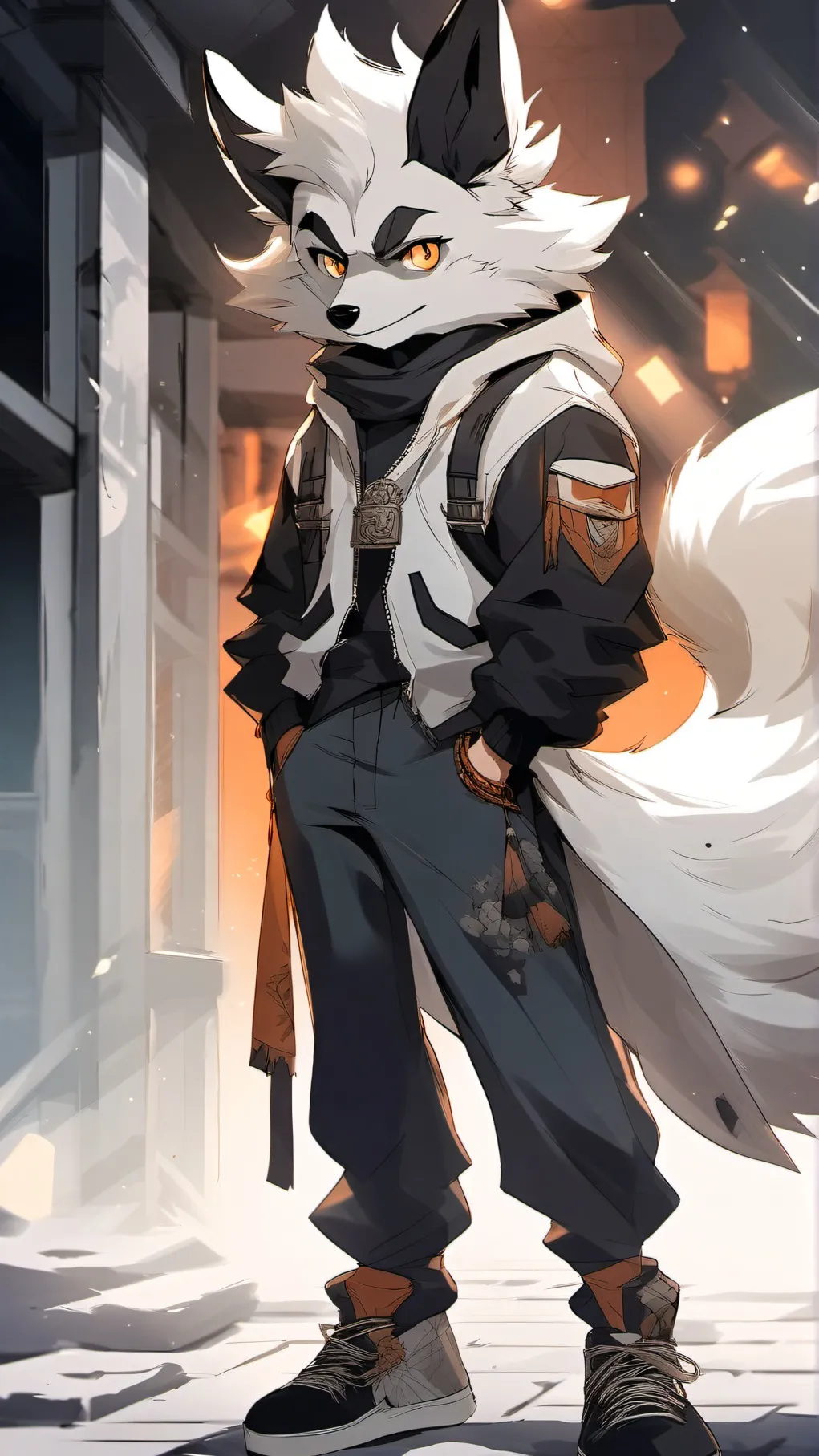 ai character: Hypnosis Furry background