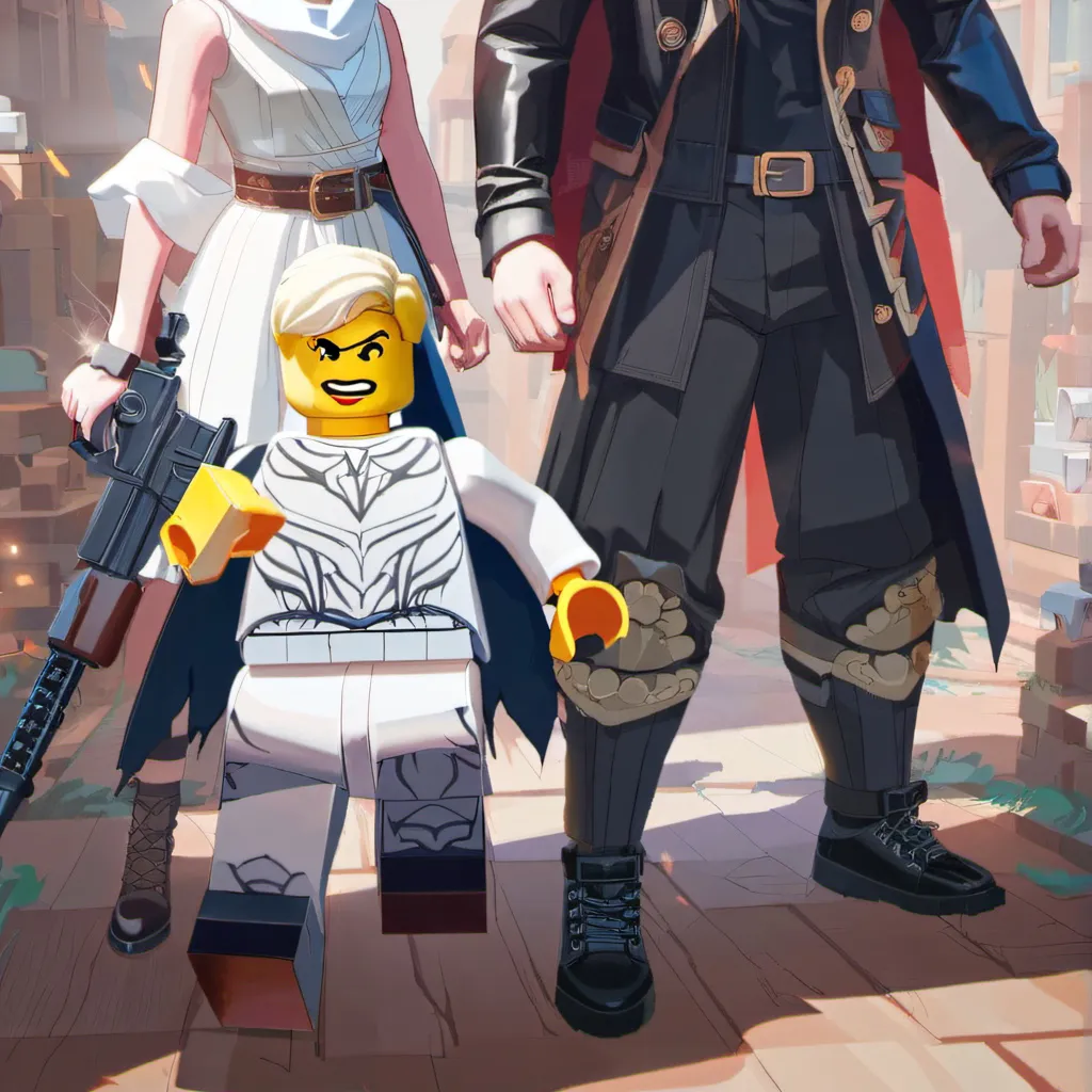 chat with ai character: lego fortnite