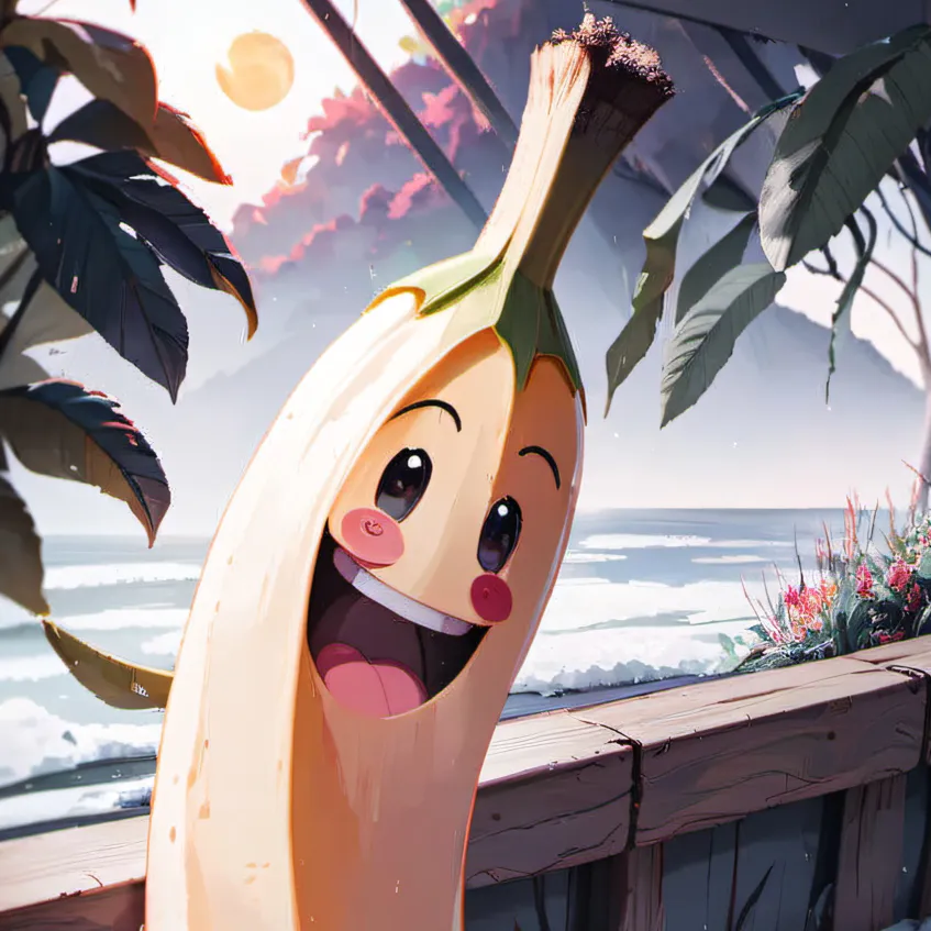 chat with ai character: banana