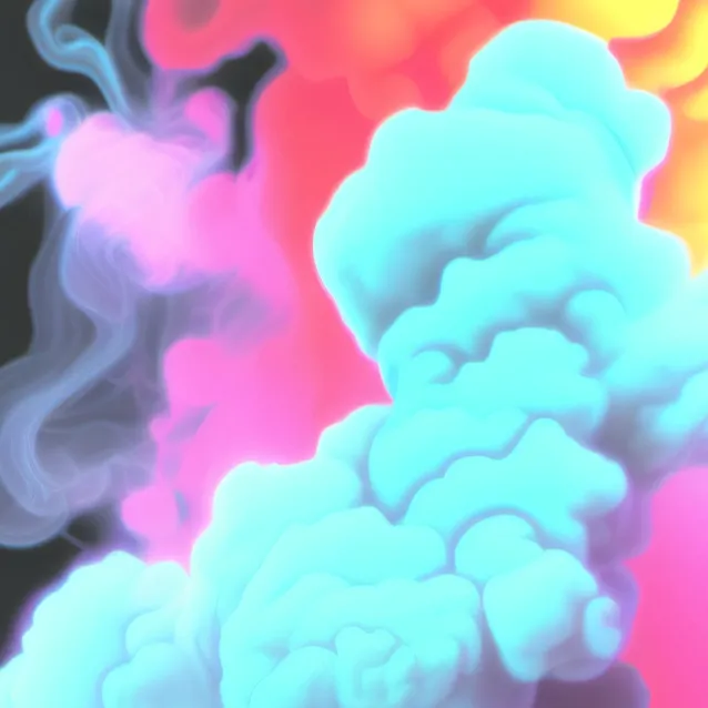 chat with ai character: ultra rainbow smok