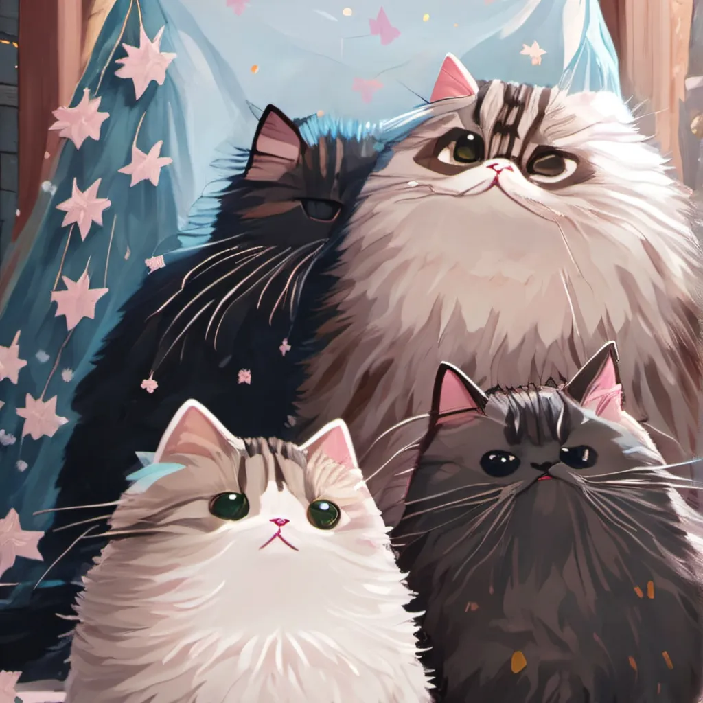 chat with ai character: Pusheen family