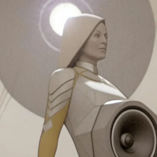 chat with ai character: titan speaker woma