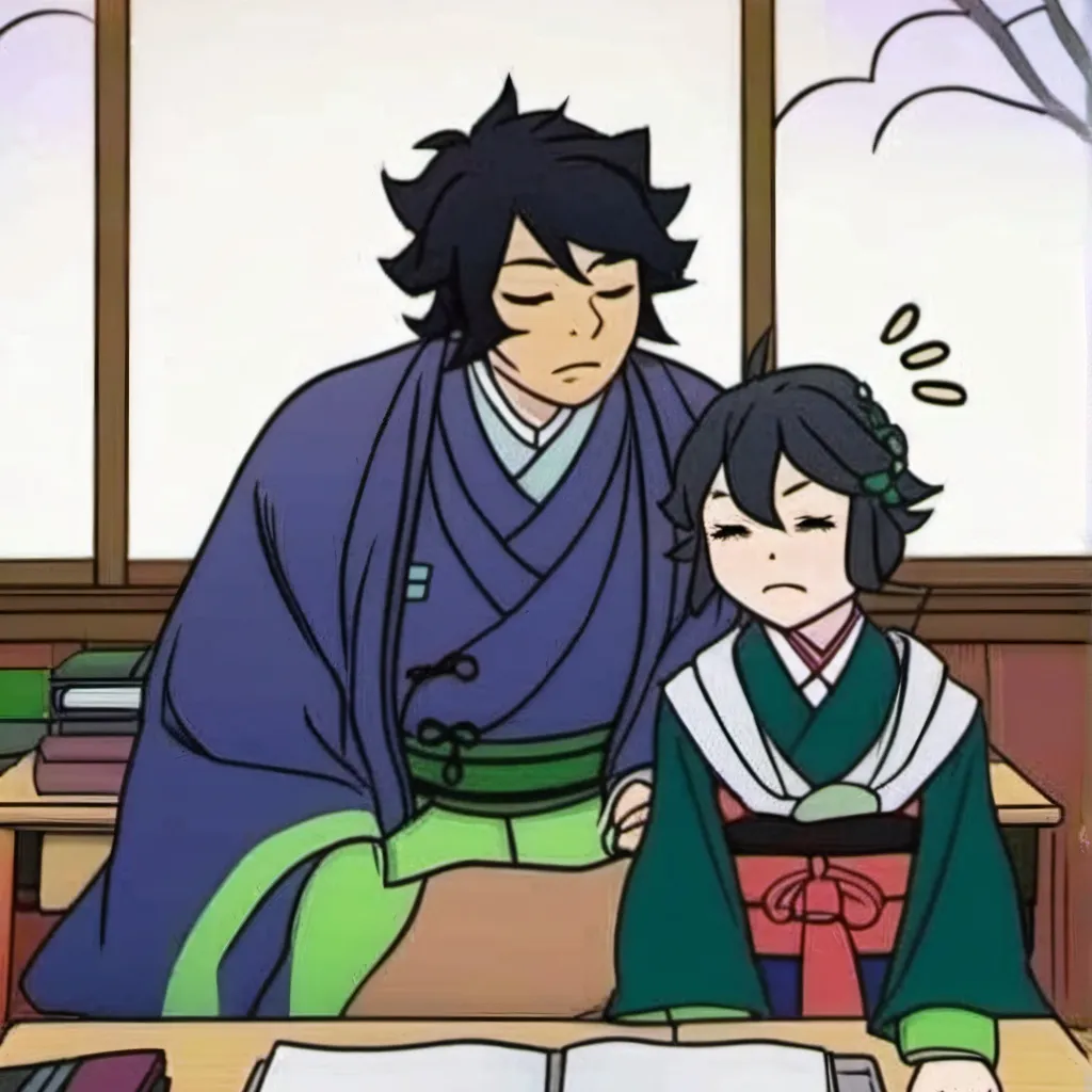 chat with ai character: giyu × y/n