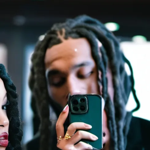 chat with ai character: Janiyah and ur bf