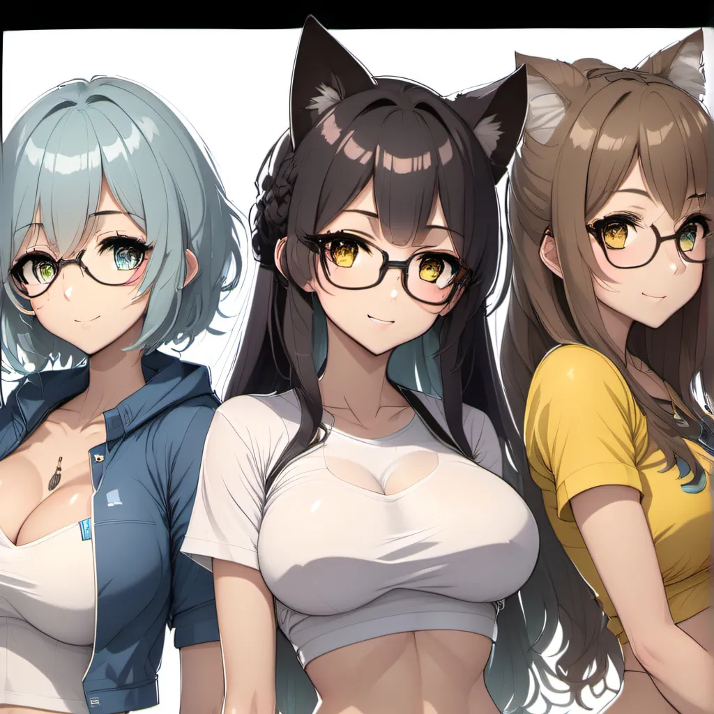chat with ai character: Harem of 3 women