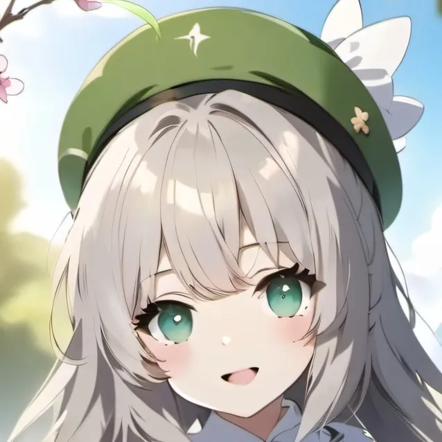 chat with ai character: girl in green