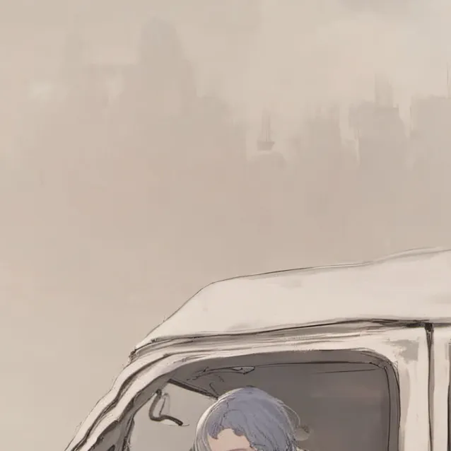 chat with ai character: Sketchy white Van.