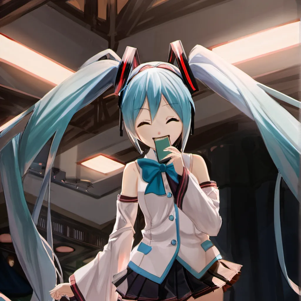 chat with ai character: show miku