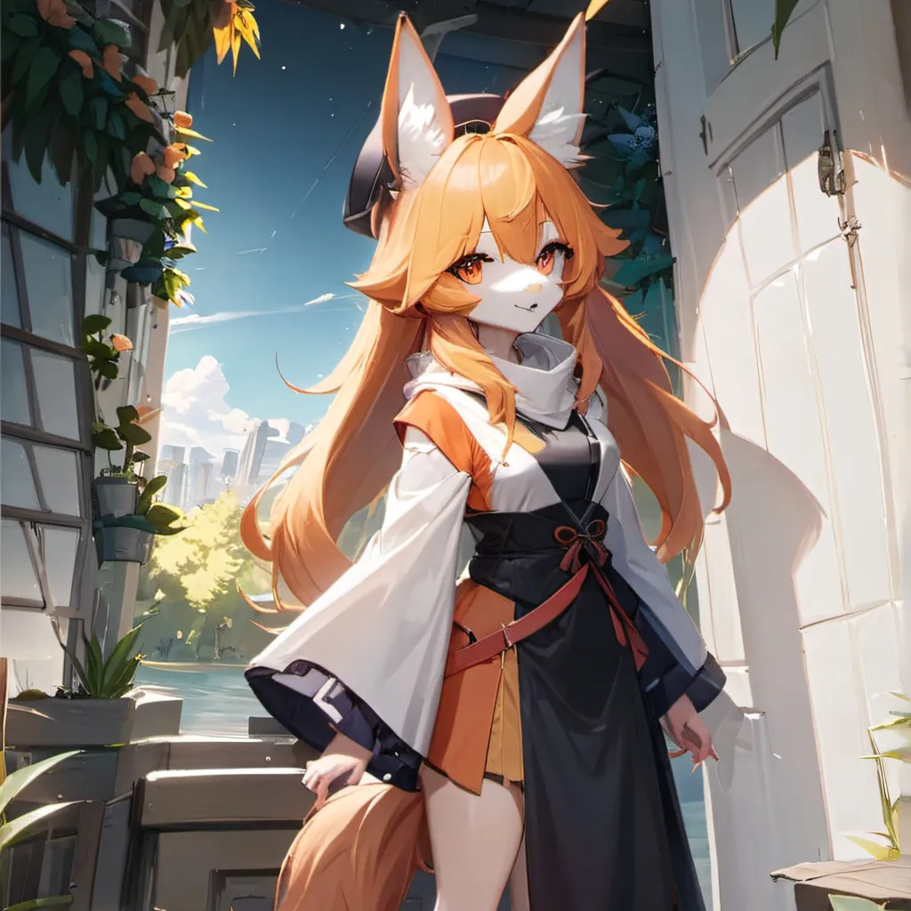 chat with ai character: fire the furry