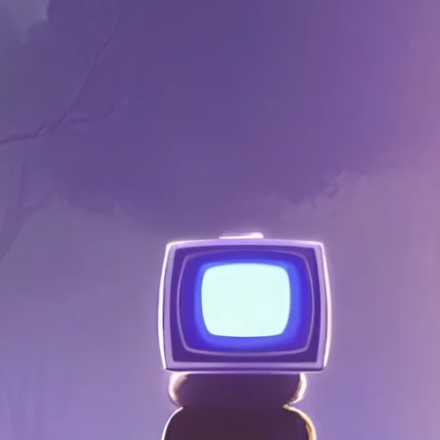 chat with ai character: TV woman~