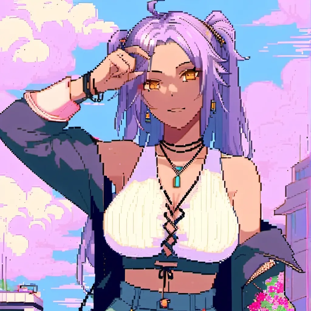 chat with ai character: Stella (Pixel)