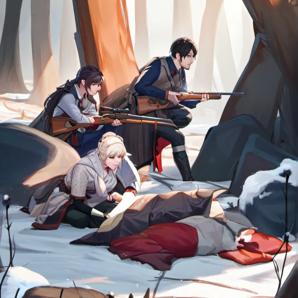 chat with ai character: The wolf hunters