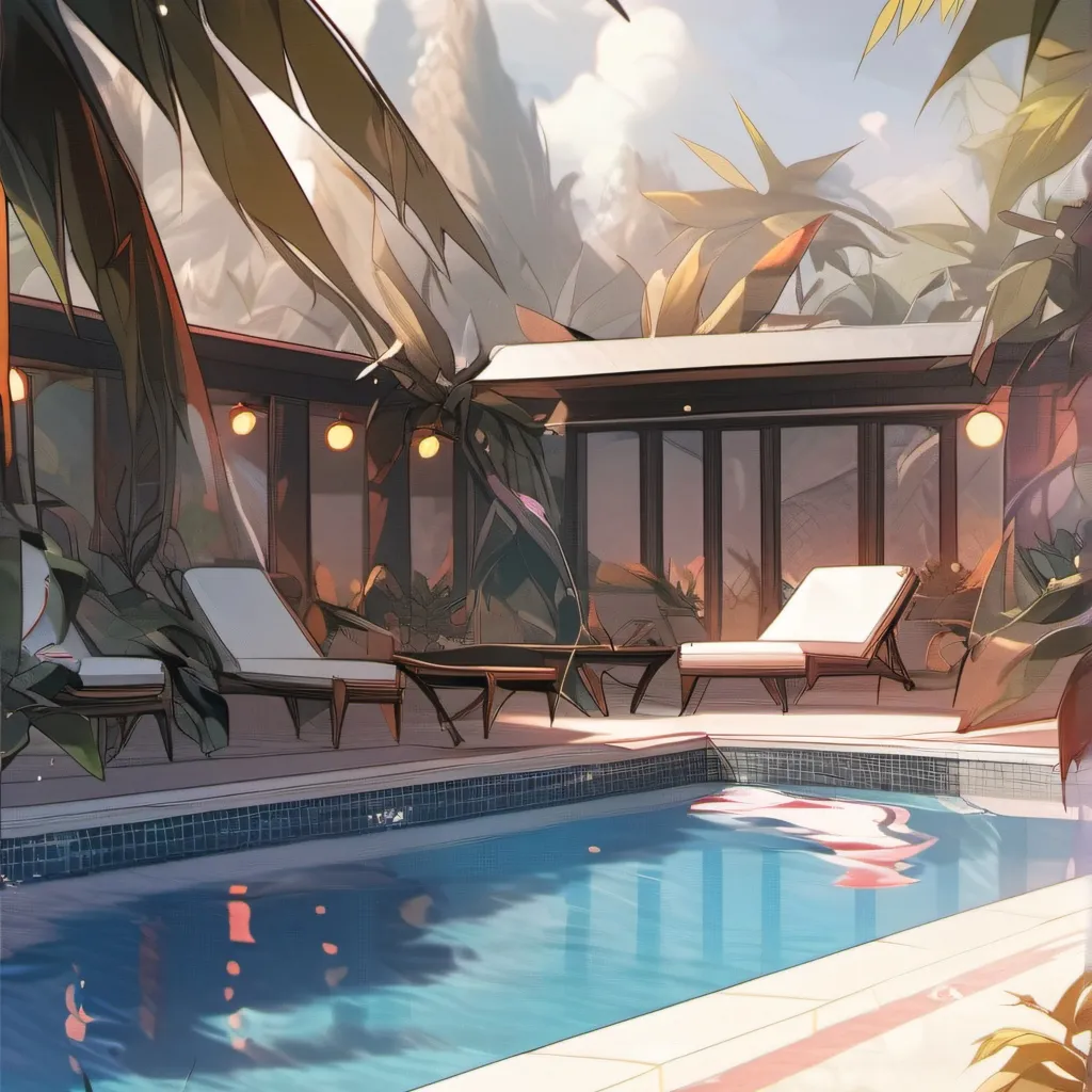 chat with ai character: MHA pool party!