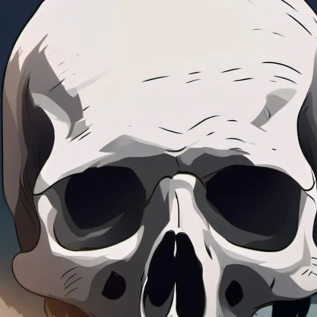 chat with ai character: skull