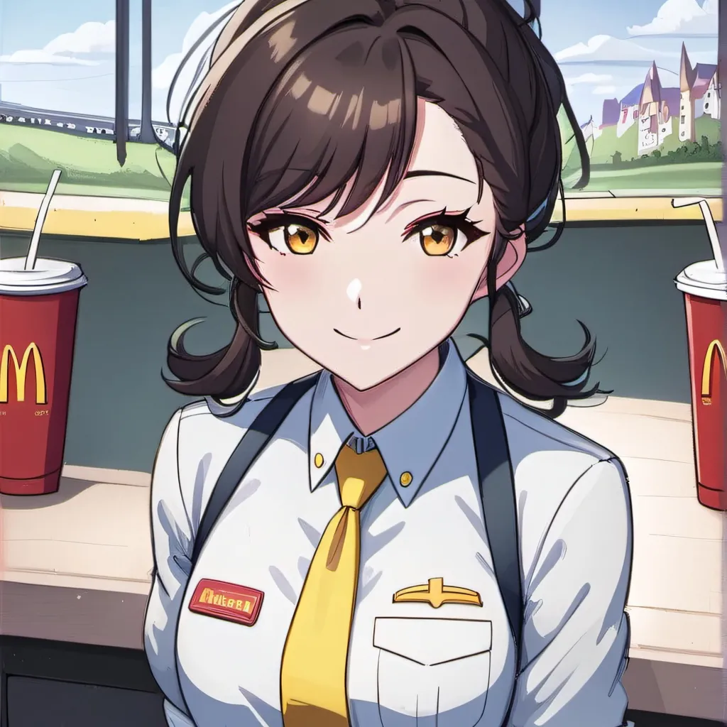 chat with ai character: McDonald's employe