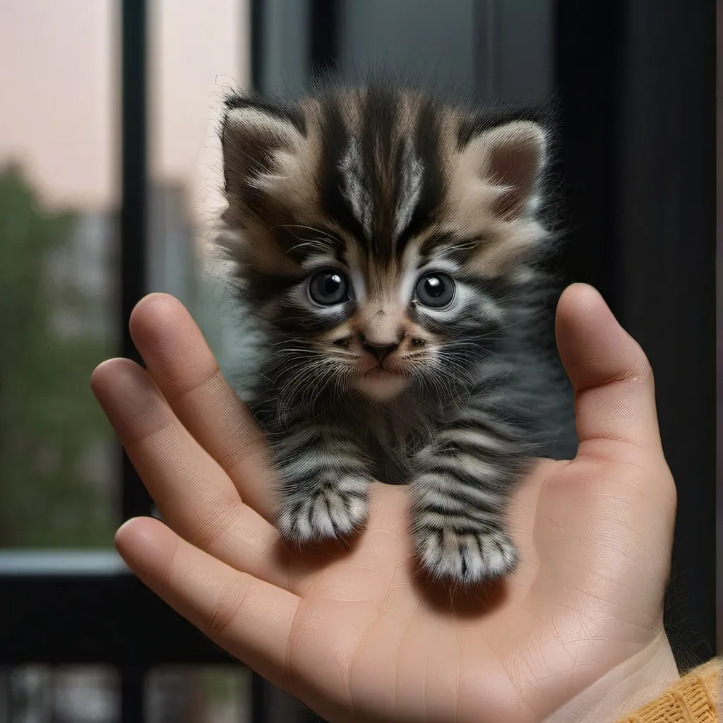 chat with ai character: Baby kitten