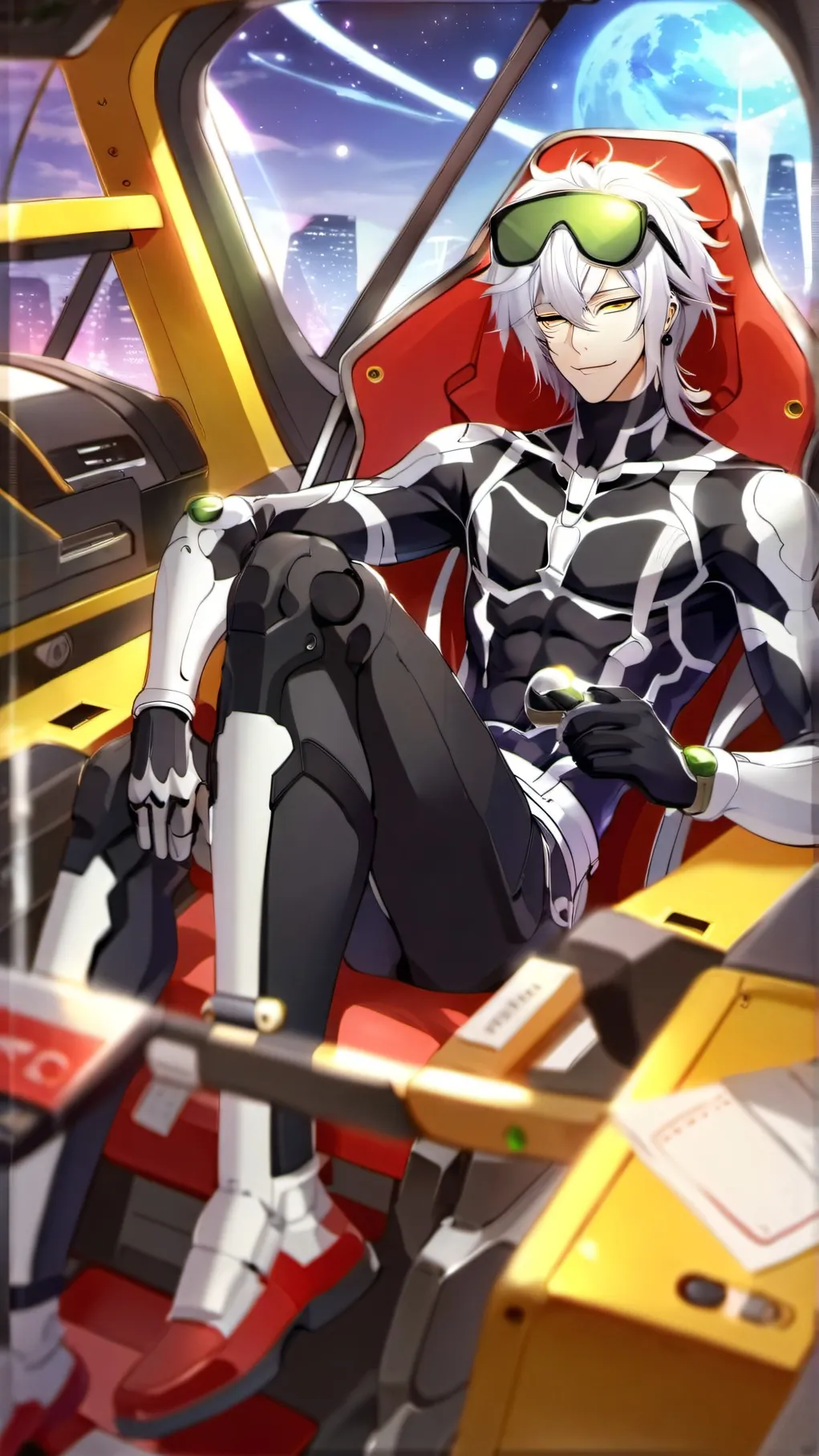 ai character: alien friend background