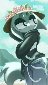 ai character: beach :) background