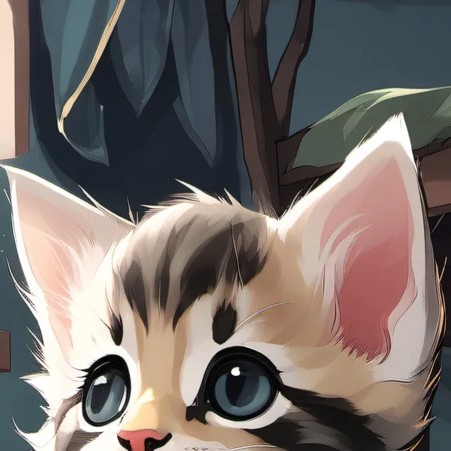 chat with ai character: little kitten 