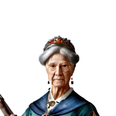 chat with ai character: Civil war grandma