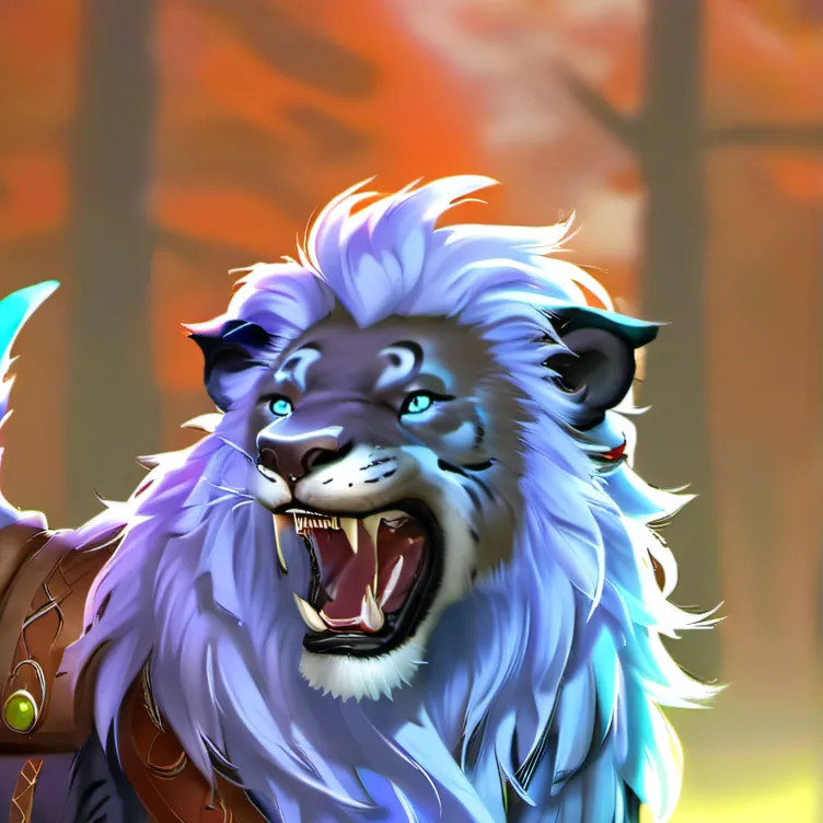chat with ai character: Blue the Lion