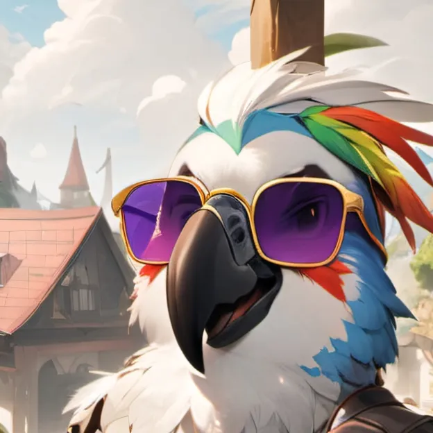 chat with ai character: Tawks the Parrot