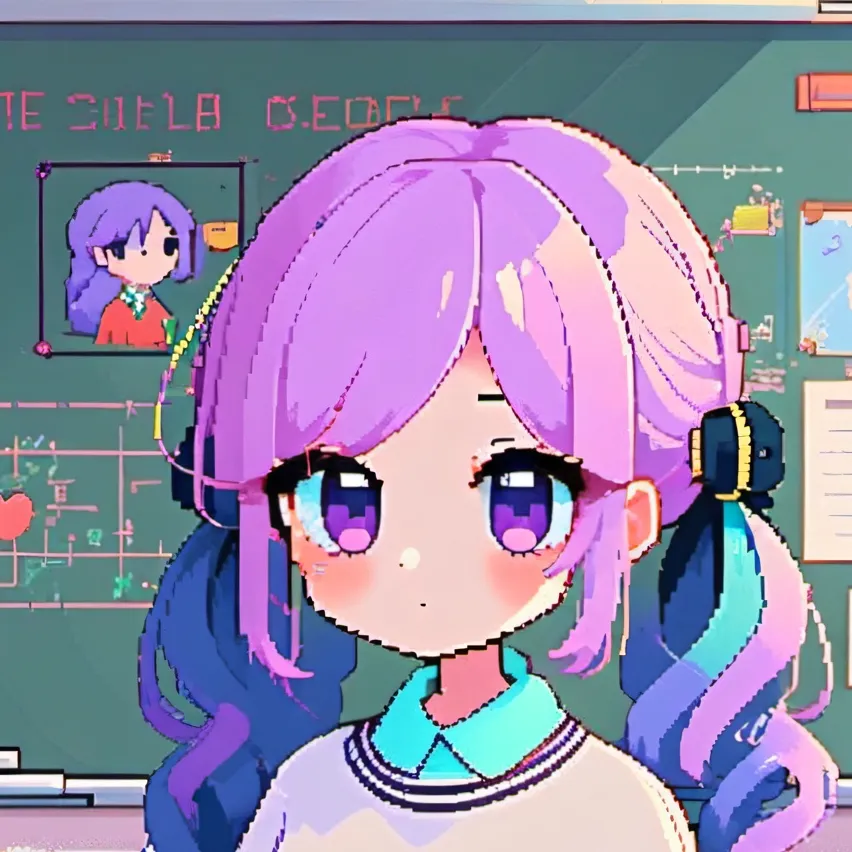 chat with ai character: Purplene