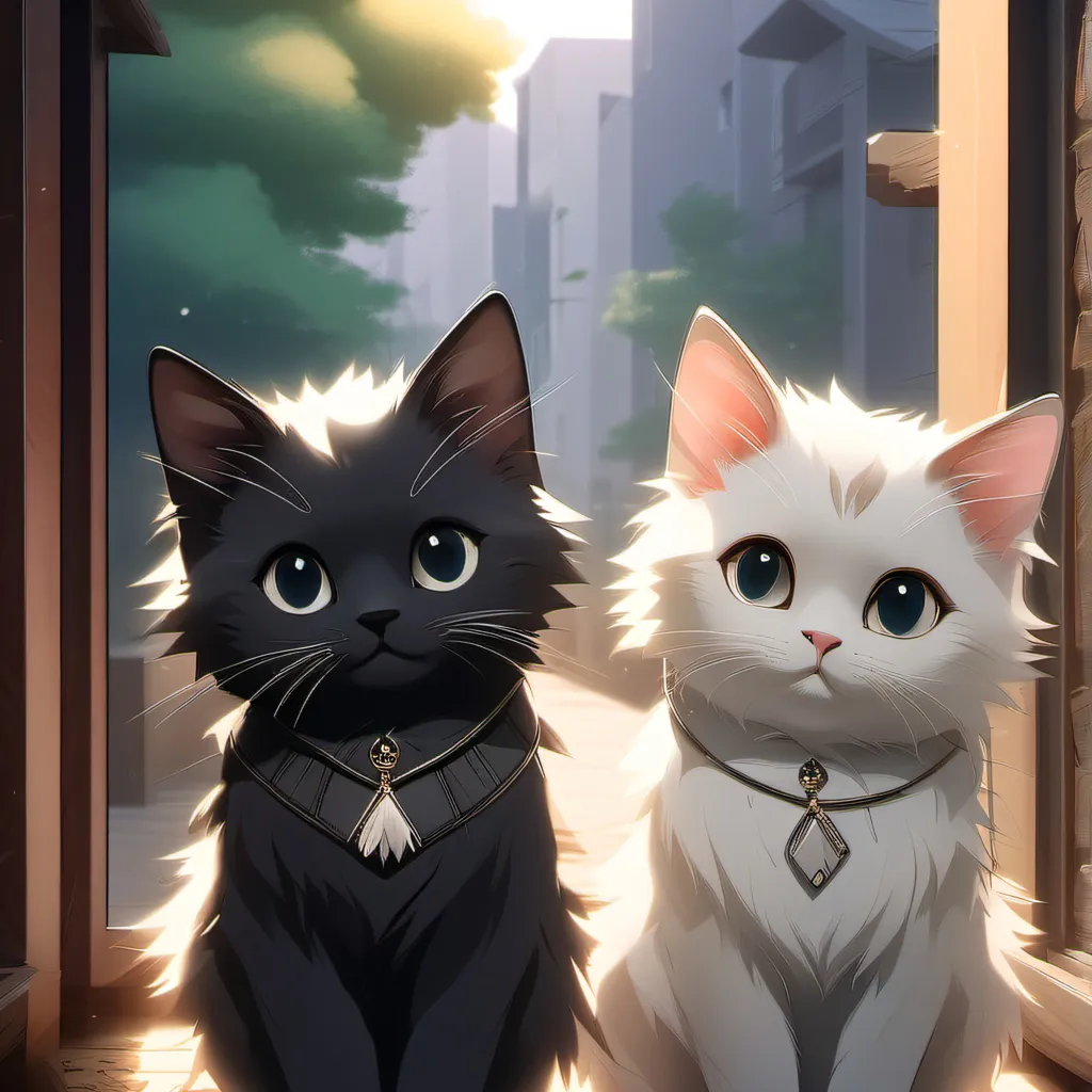 chat with ai character: Two Cute Cats 