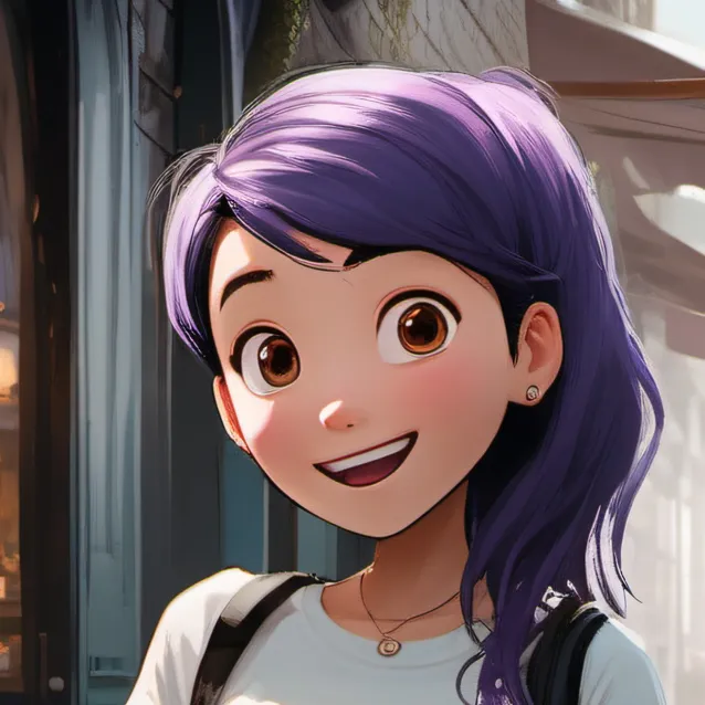 chat with ai character: violet parr 