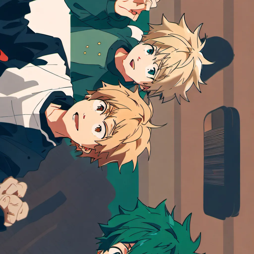 chat with ai character: Deku and Bakugo 