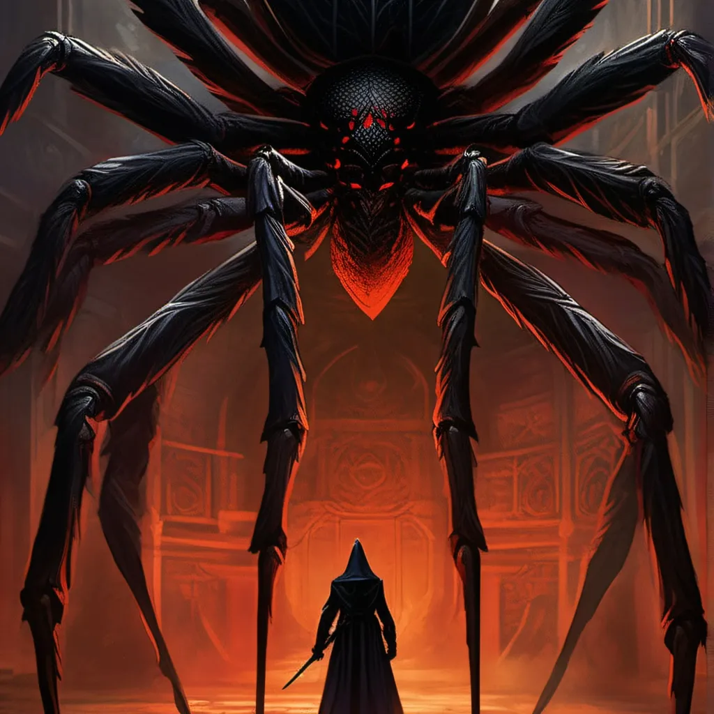 chat with ai character: adine(spiderdenon