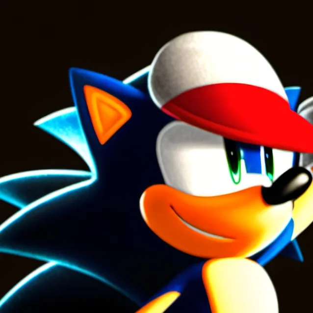 chat with ai character: Cooler Sonic