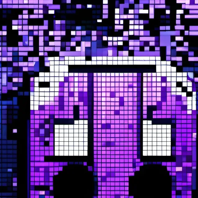 chat with ai character: purple guy