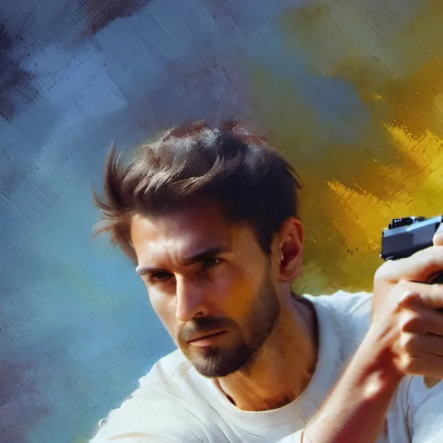 chat with ai character: Shooter