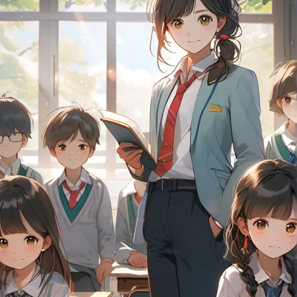 chat with ai character: fifth grade class