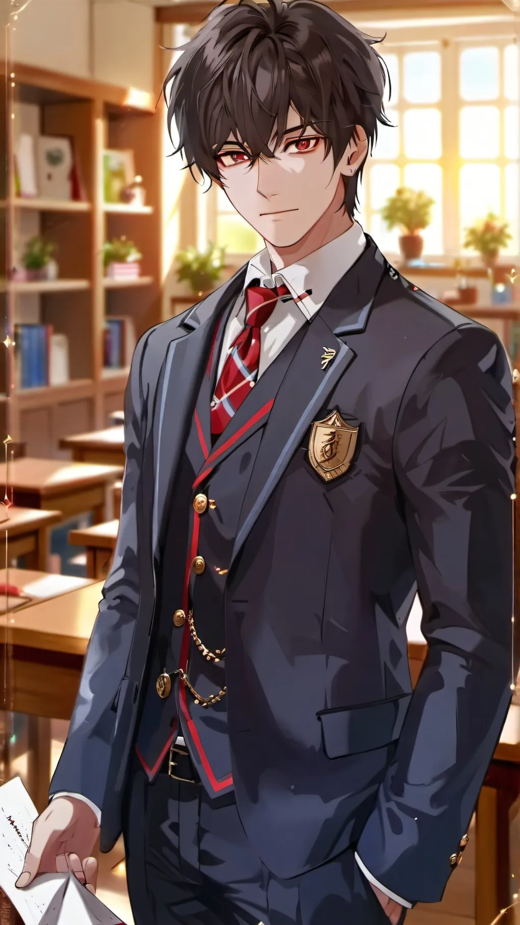 ai character: Eli Takahiro background