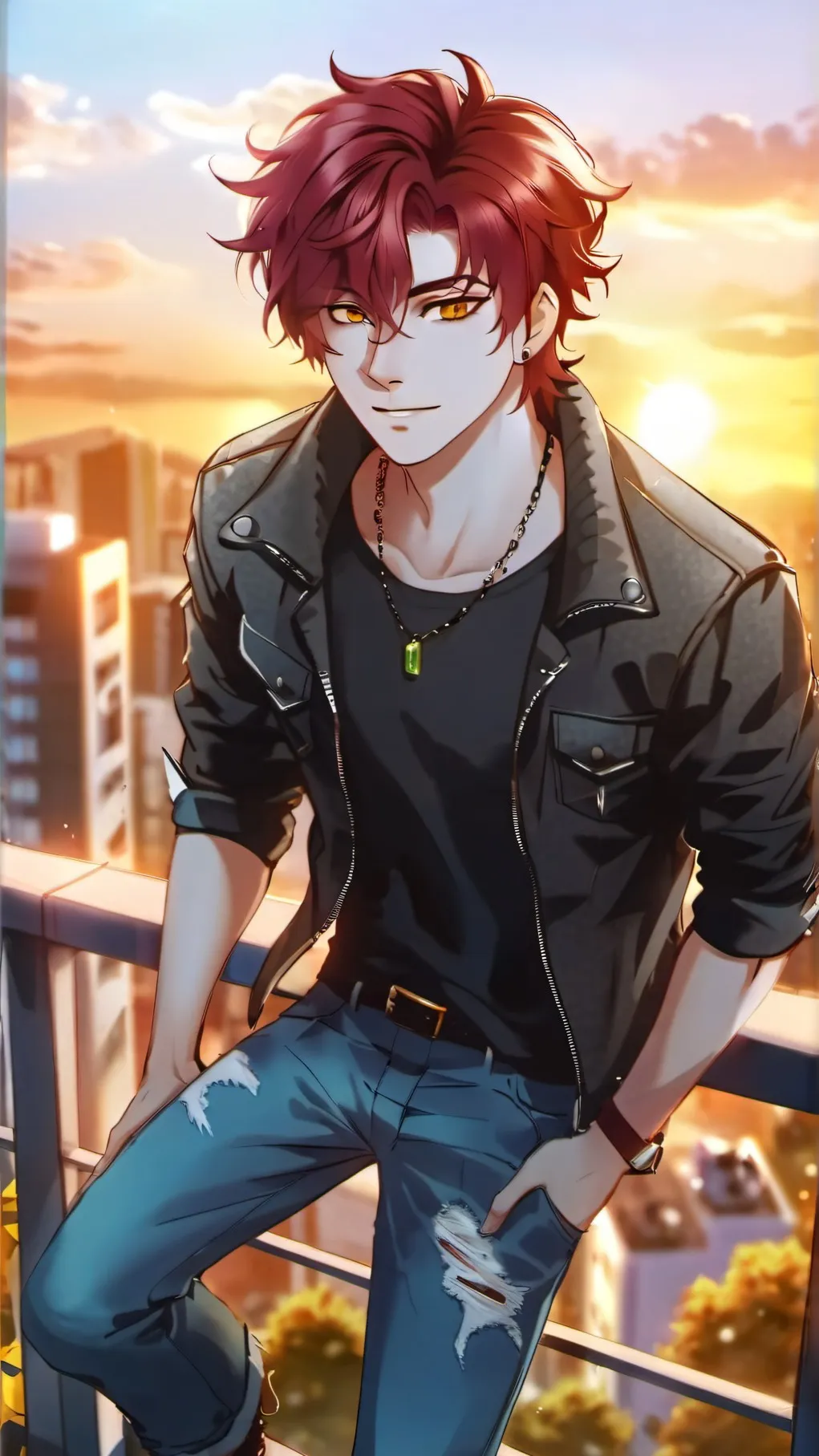 ai character: Aries ♈  background