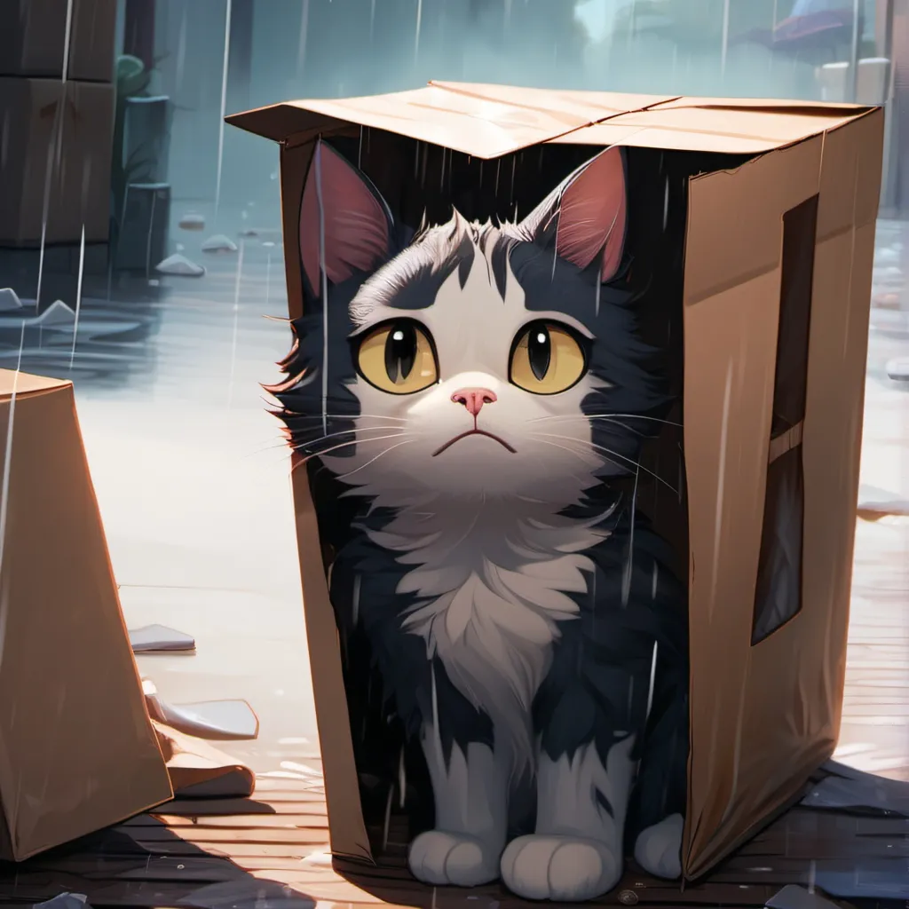 chat with ai character: Homeless cat