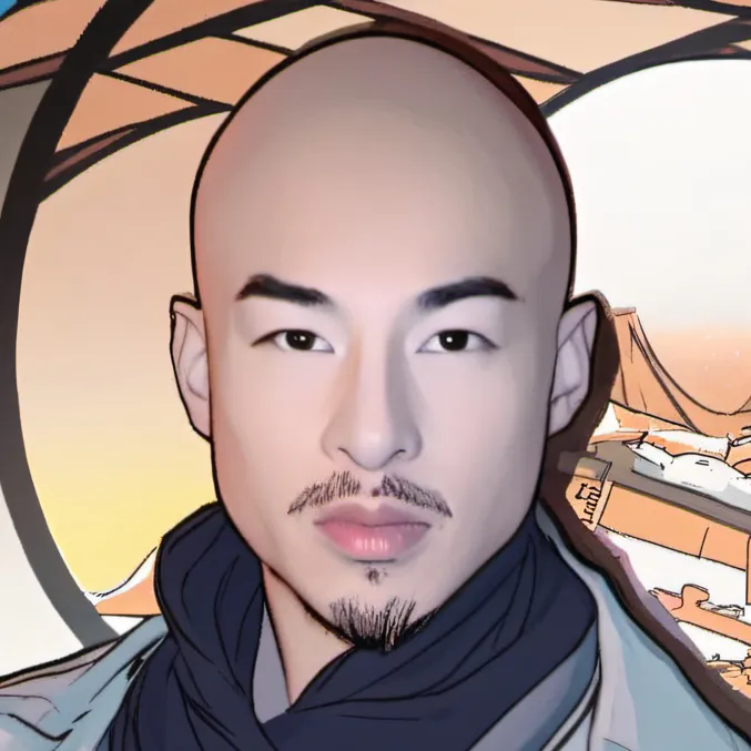 chat with ai character: Bald man