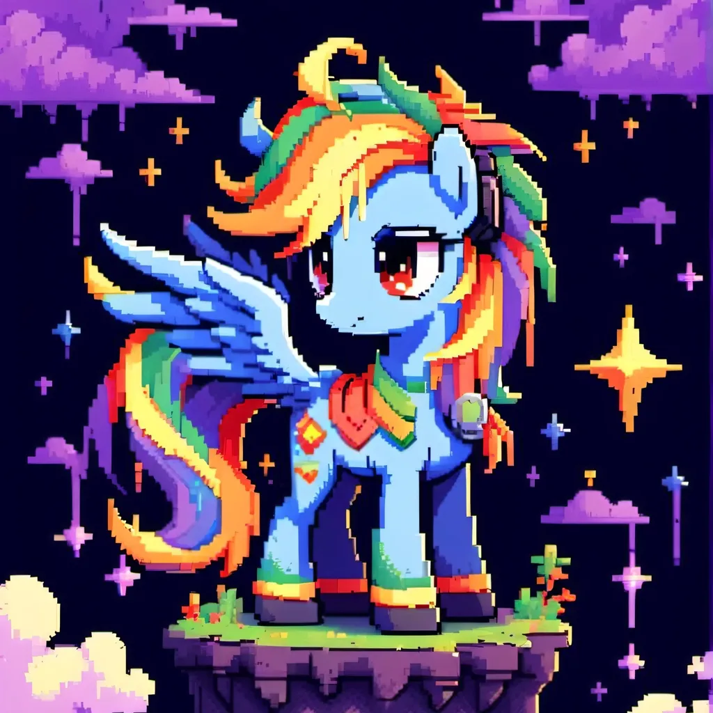 chat with ai character: Rainbow Dash