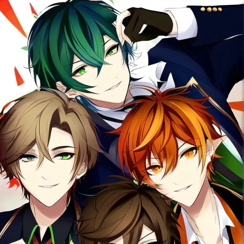 chat with ai character: 4 Vampire boys!<3