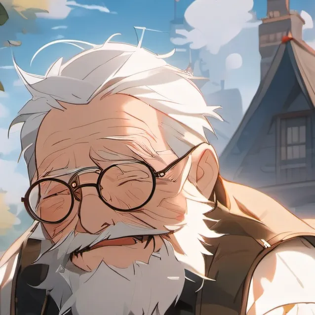chat with ai character: Blind grandpa